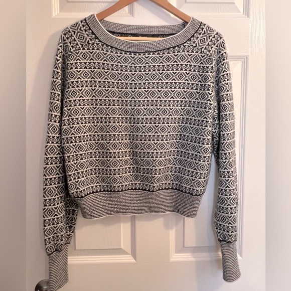 Theory Sweaters - Theory 100% cashmere sweater S black white grey loose fit